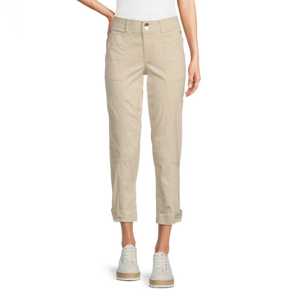Democracy"Ab"solution Stretch Utility High Rise Tapered Leg Pants - Size 8